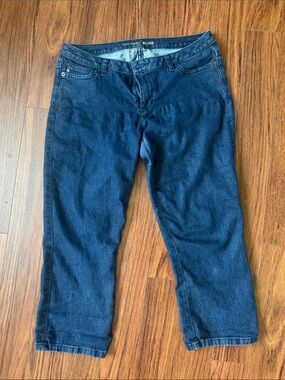 Michael Kors Navy Ankle Crop Denim Jeans